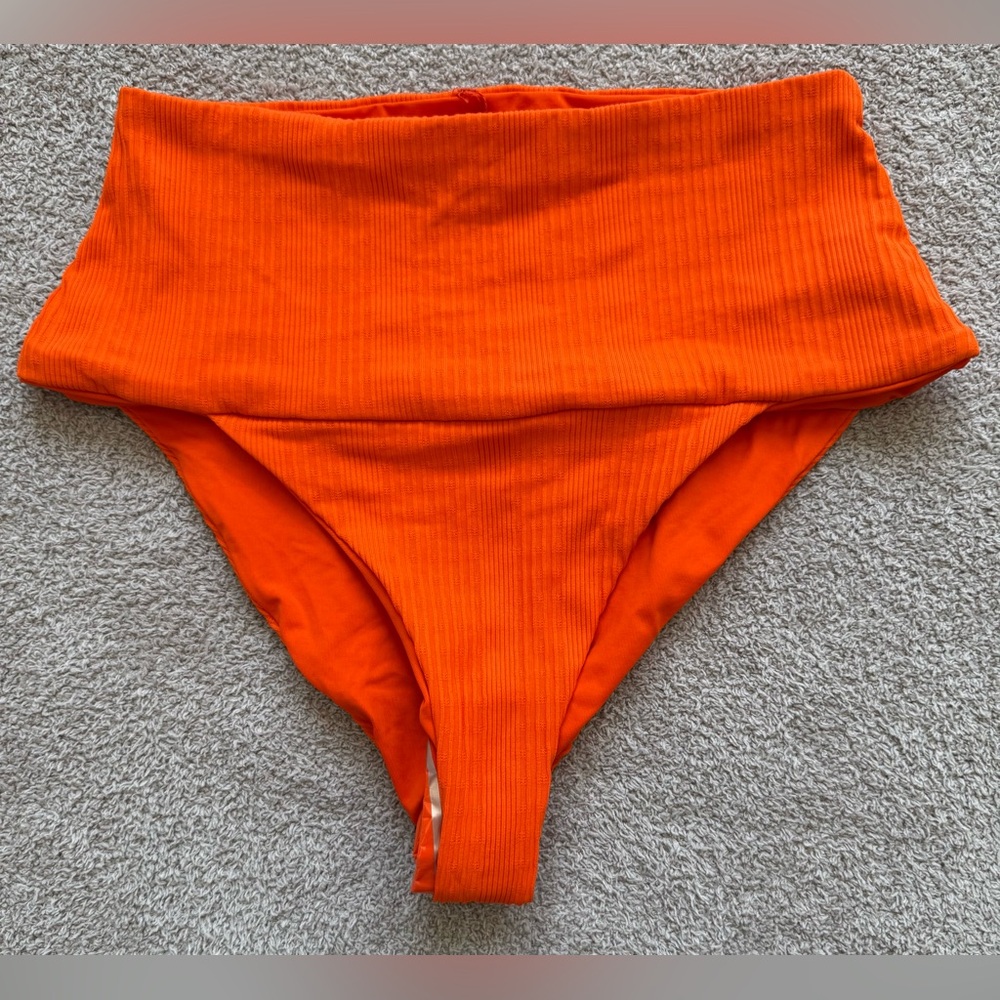 NEW - L*Space - Rib Desi Bikini Bottom - Poppy Pointelle - NWOT